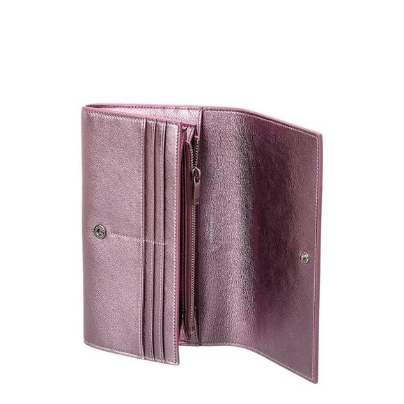 Saint Laurent Cassandre Large Leather Continental Wallet - Picture 4 of 5